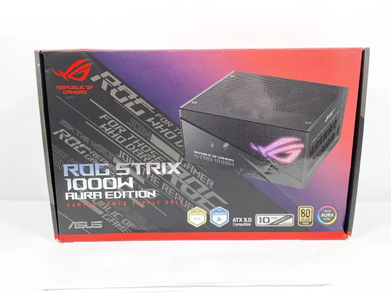 ZASILACZ ASUS ROG STRIX AURA EDITION 1000W 80 PLUS GOLD OKAZJA