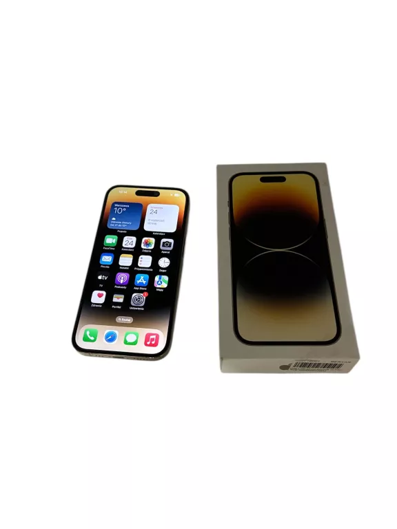 SMARTFON APPLE IPHONE 14 PRO 6 GB / 128 GB 5G ZŁOTY 94% BEZ SIECI