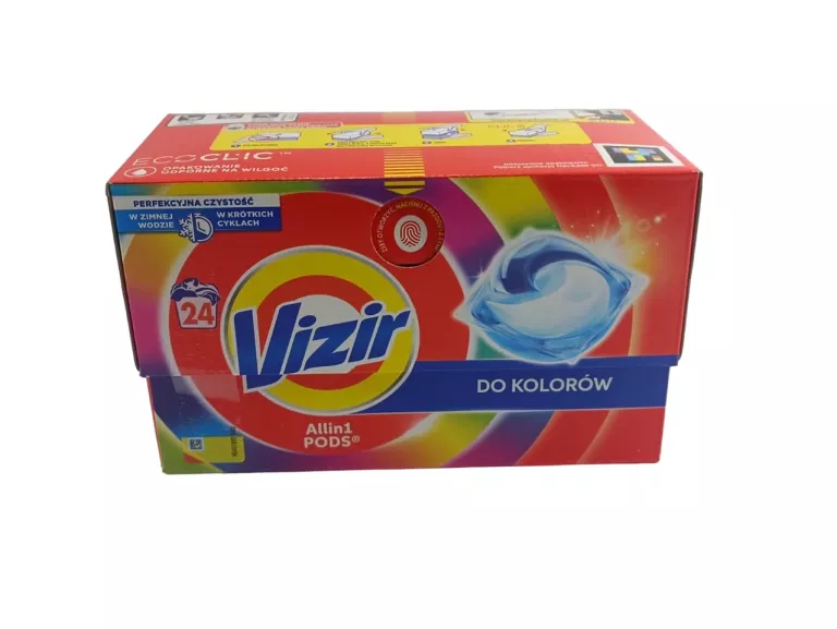 KAPSUŁKI DO PRANIA VIZIR ALL IN 1 PODS DO KOLORÓW 24 SZTUKI