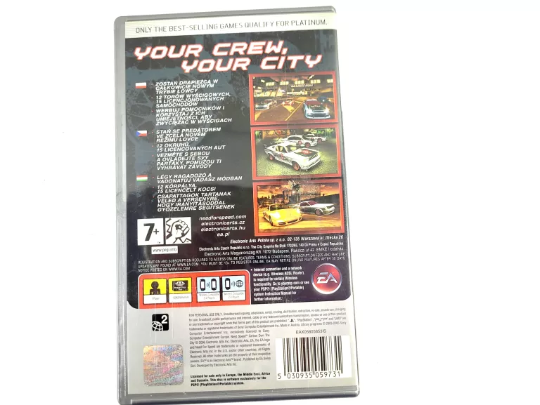 GRA NEED FOR SPEED CARBON PSP