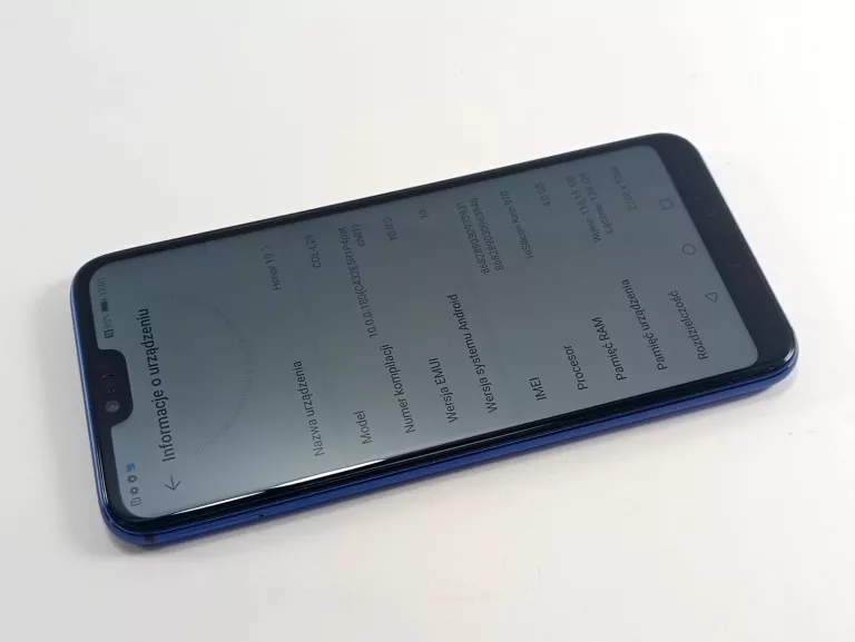 SMARTFON HONOR 10 4 GB / 128 GB 4G (LTE) NIEBIESKI