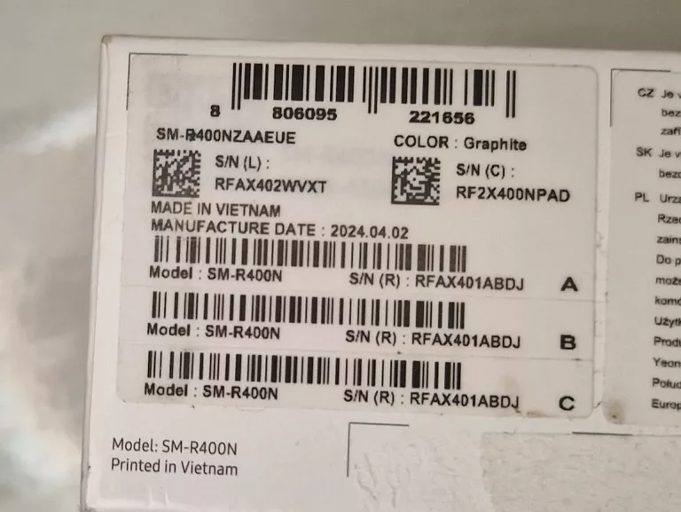 SAMSUNG GALAXY BUDS FE SM-R400N