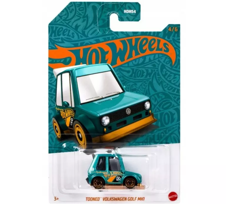 HOT WHEELS TOONED VOLKSWAGEN GOLF MK1 4/6 HDH54 HVX07-ND710