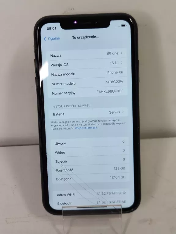 TELEFON IPHONE XR 128GB KON. 77% OPIS!!!