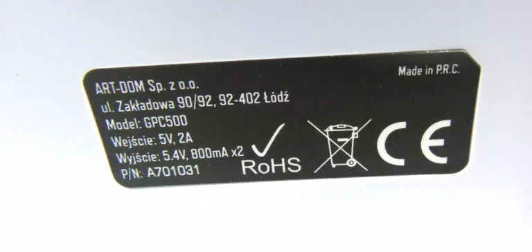 STACJA ŁADUJĄCA DUAL CHARGER 5 OPC500