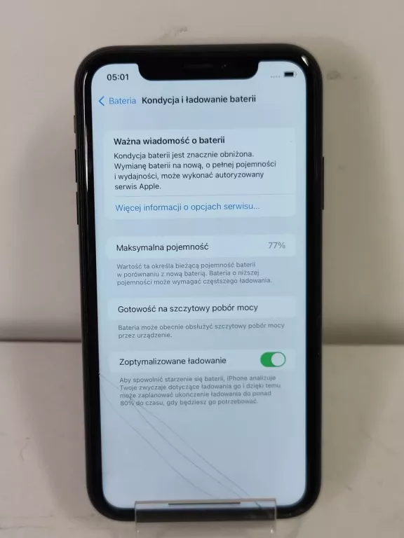 TELEFON IPHONE XR 128GB KON. 77% OPIS!!!