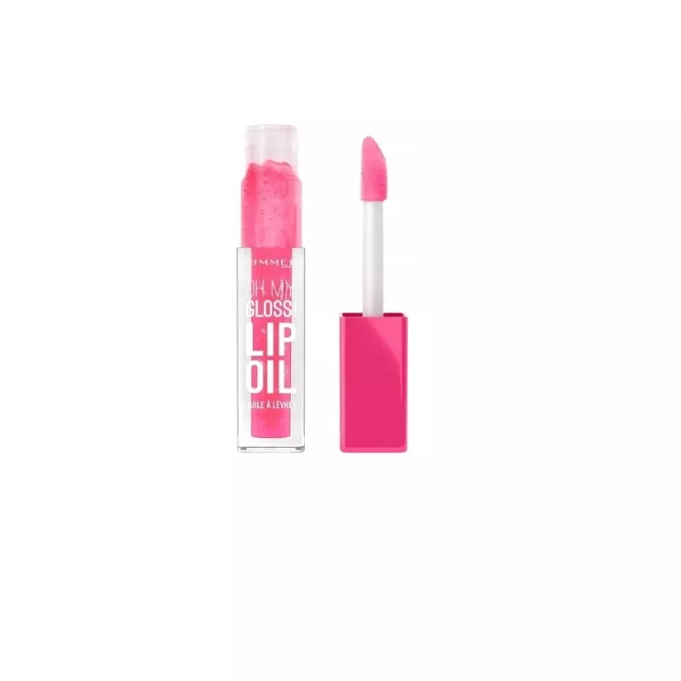 OLEJEK DO UST NAWILŻAJĄCY 003 BERRY PINK OH MY GLOSS RIMMEL LIP OIL