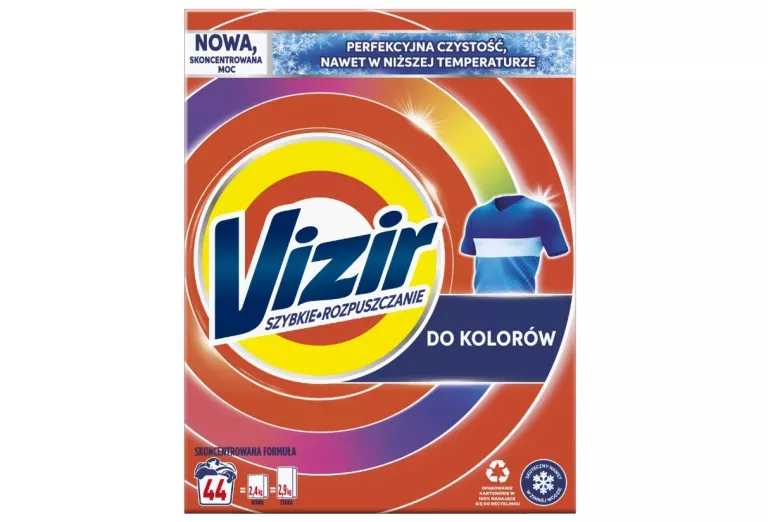 PROSZEK DO PRANIA DO TKANIN KOLOROWYCH VIZIR 2,42 KG