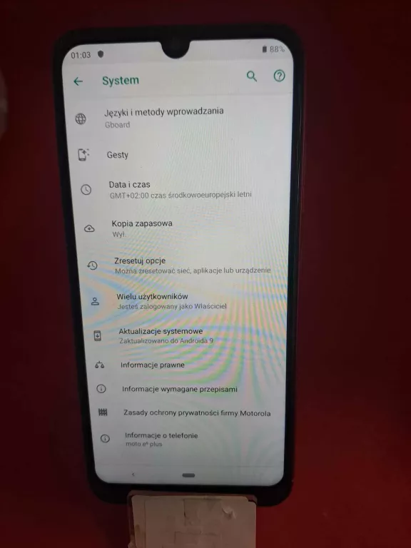 TELEFON MOTOROLA MOTO E6 PLUS 4/64GB ETUI