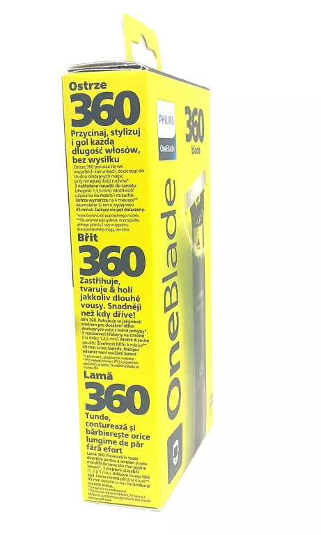 MASZYNKA DO GOLENIA PHILIPS ONEBLADE 360 QP2724/23
