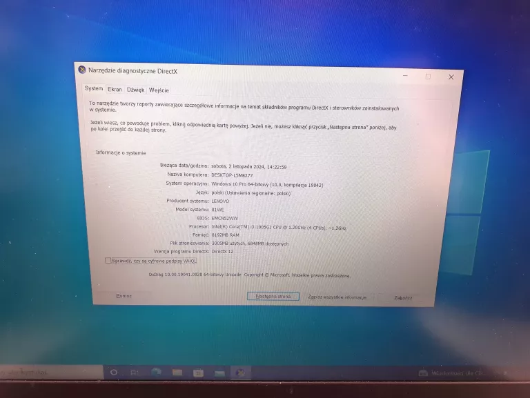 LAPTOP LENOVO IDEAPAD 3 15 I3-1005G1