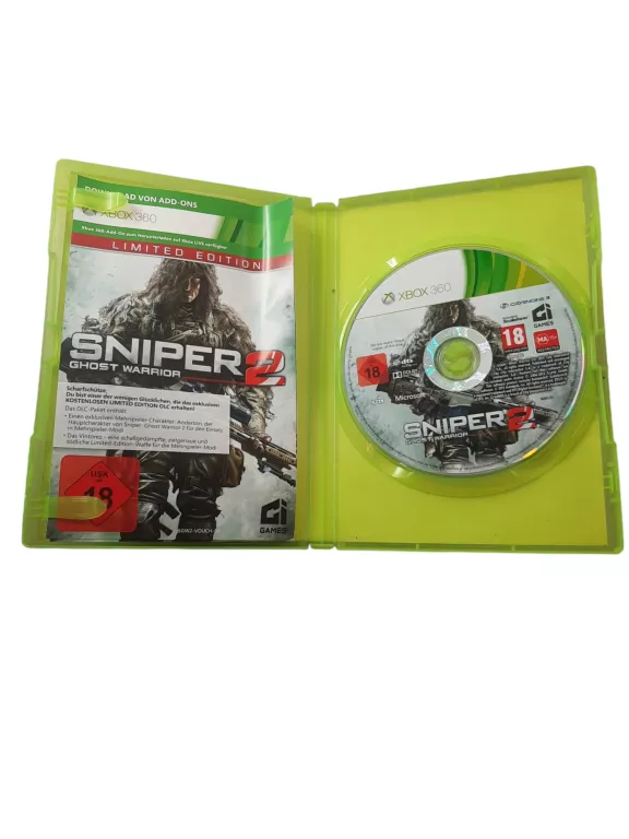 GRA XBOX360 SNIPER GHOST WARRIOR 2