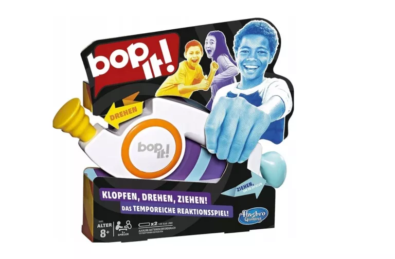 ELEKTRONICZNA GRA DLA DZIECI BOB IT HASBRO 18CK NIEMIECKI 53C304
