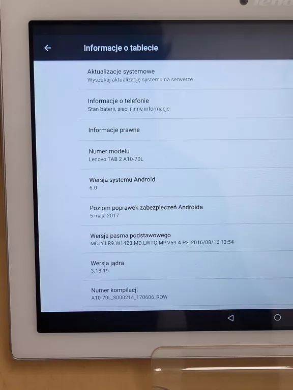 TABLET LENOVO TAB 2 A10-70