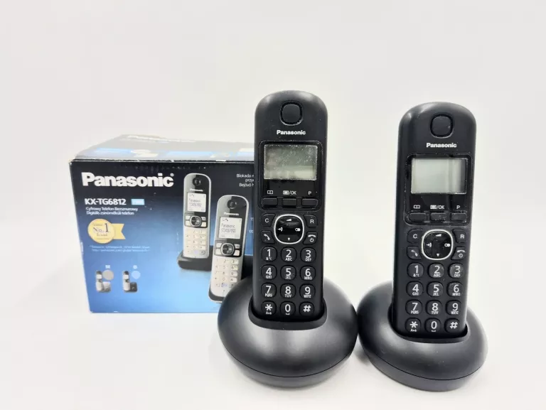 ZESTAW TELEFONÓW PANASONIC KX-TG6812 PDB