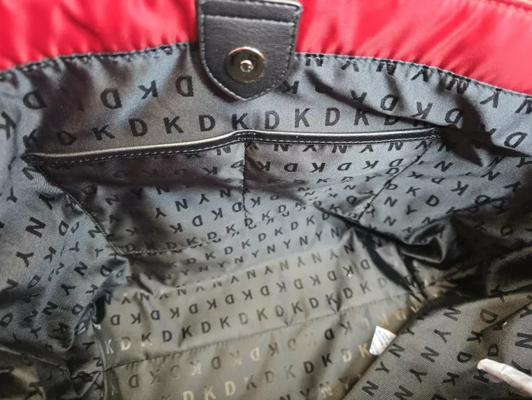 DUŻA CZERWONA TORBA TOREBKA DKNY ASHLEE 3W1 / Z METKĄ