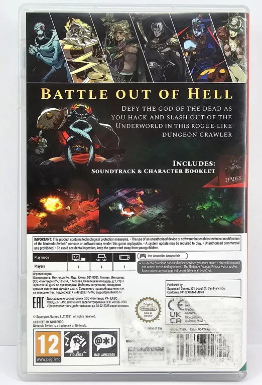 GRA NINTENDO SWITCH HADES