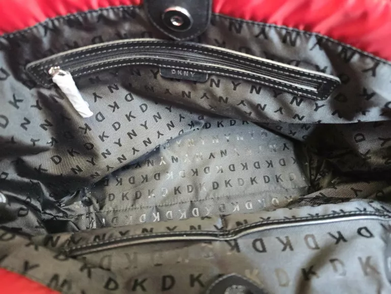 DUŻA CZERWONA TORBA TOREBKA DKNY ASHLEE 3W1 / Z METKĄ