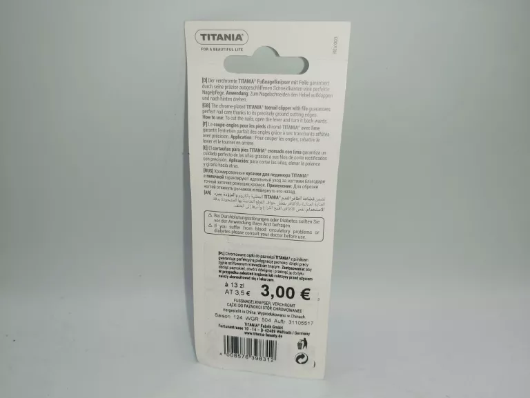 CĄŻKI DO PAZNOKCI TITANIA