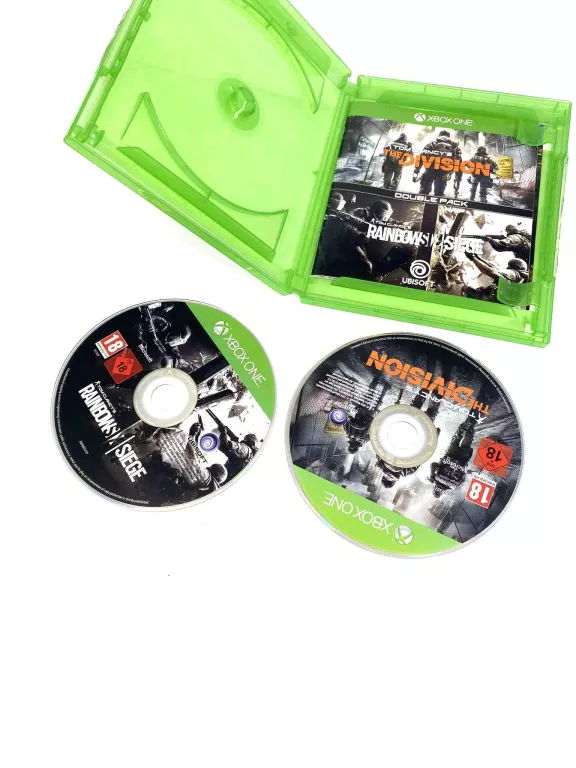 GRA NA XBOX ONE  TOM CLANCY'S  THE DIVISION + RAINBOW SIX SIEGE (2 GRY)