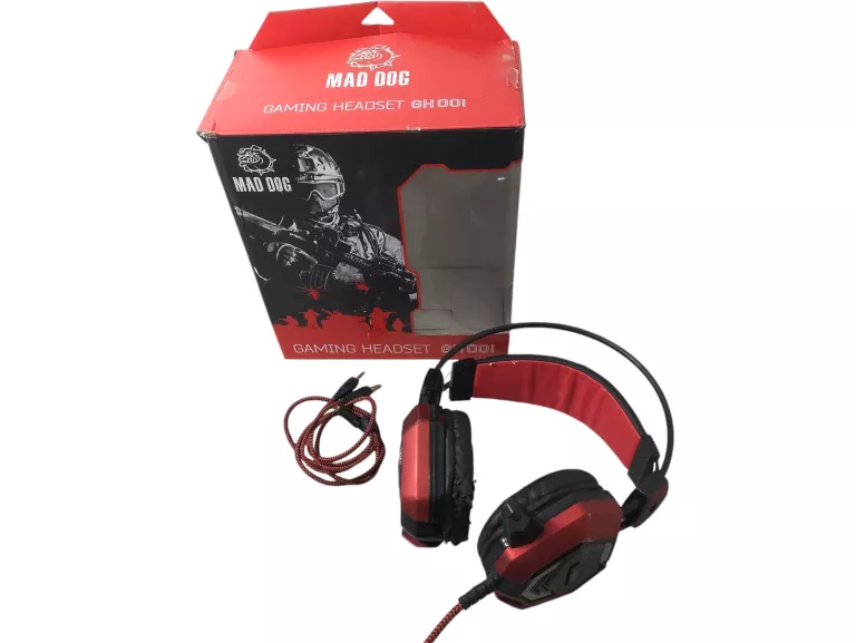 SŁUCHAWKI NAUSZNE MAD DOG GH001 PUDEŁKO