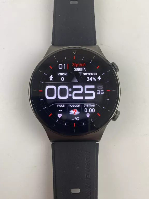 SMARTWATCH HUAWEI WATCH GT 2 PRO CZARNY