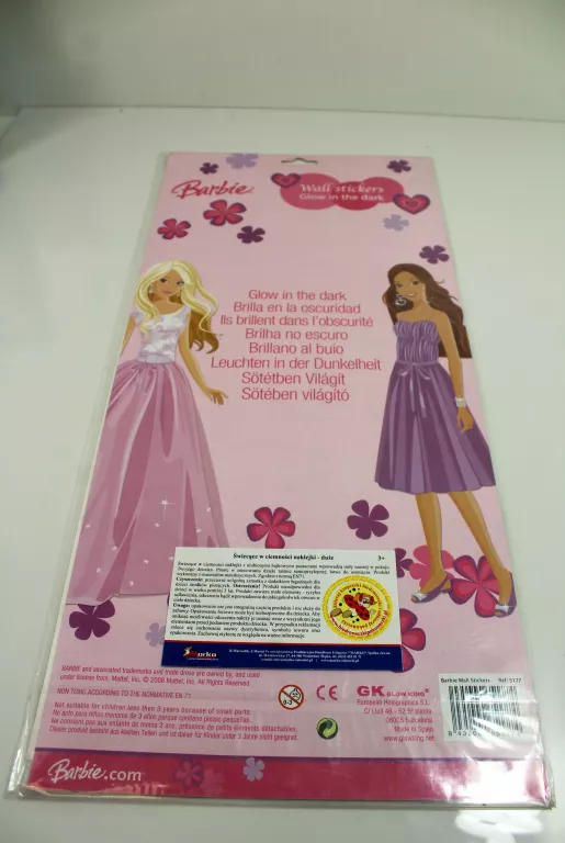 NAKLEJKI NAŚCIENNE ŚWIECĄCE DISNEY KSIĘŻNICZKI