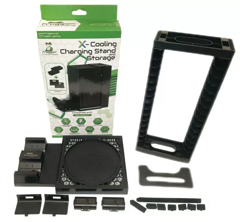PODSTAWKA CHŁODZĄCA ŁADOWARKA STOJAK XBOX SERIES X PODŚWIETLANA FROGGIEX