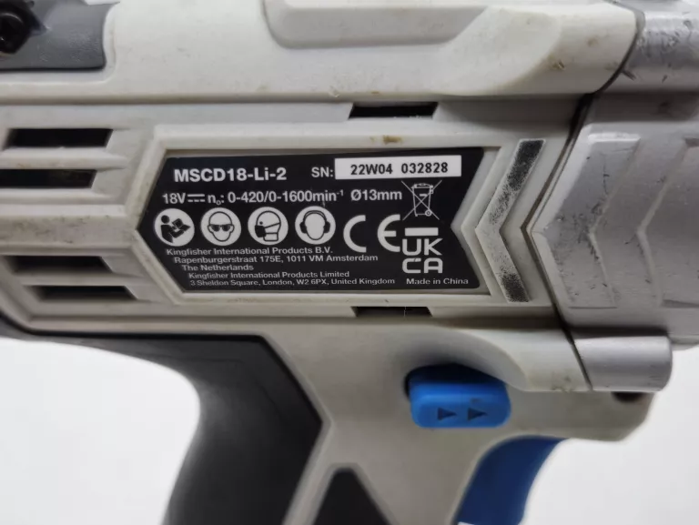 WIERTARKA WKRĘTARKA UDAROWA LATARKA LED MACALLISTER 18V 2 X AKU
