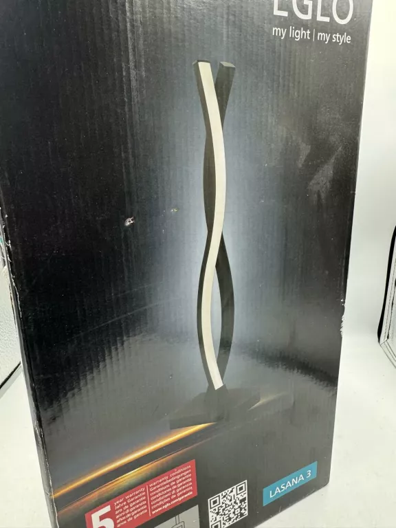 LAMPA STOŁOWA EGLO LASANA BIAŁY, CZARNY 10 W