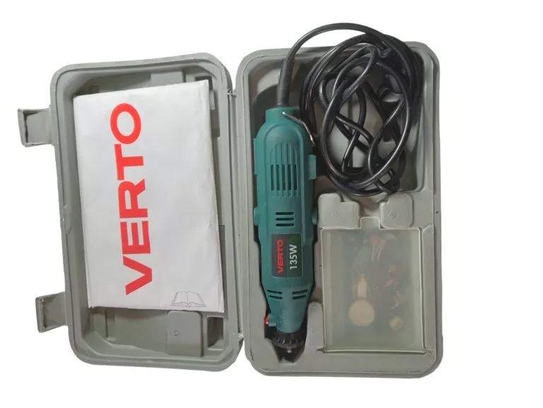 MINISZLIFIERKA 135W WALIZKA Z AKCESORIAMI 51G014 VERTO