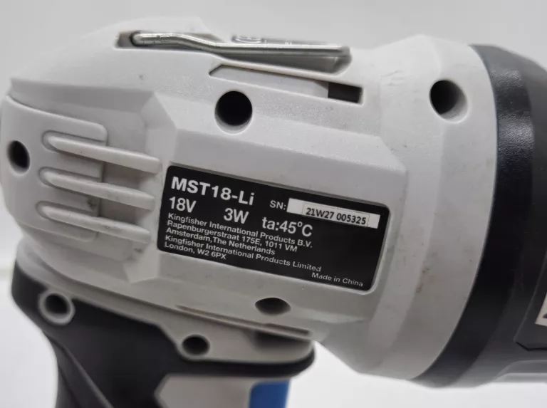 WIERTARKA WKRĘTARKA UDAROWA LATARKA LED MACALLISTER 18V 2 X AKU