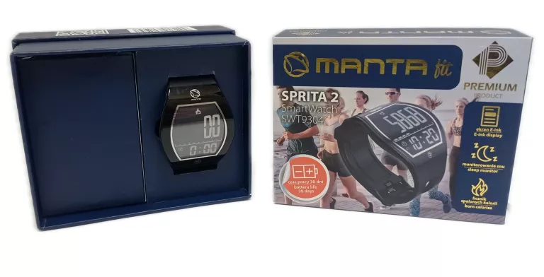WODOODPORNY SMARTWATCH FIT MANTA SWT9304 BLUETOOTH