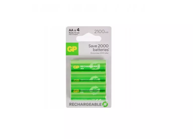 MOCNE AKUMULATORKI BATERIE AA DO ŁADOWANIA 2100MAH GP 4SZT