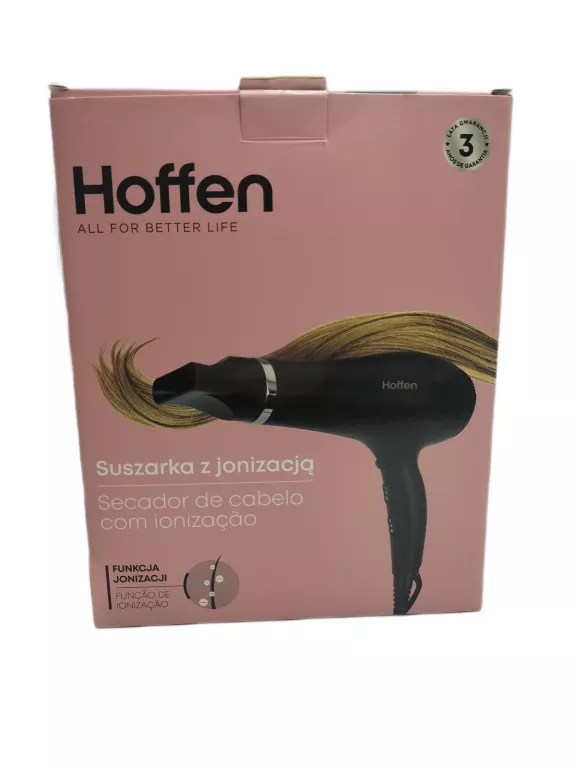 SUSZARKA DO WŁOSÓW HOFFEN Z JONIZACJĄ