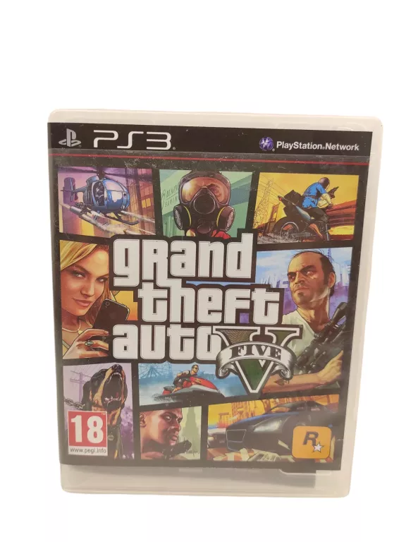 GRA NA PLAYSTATION 3 GRAND THEFT AUTO V GTA 5 PS3 POLSKA WERSJA JĘZYKOWA