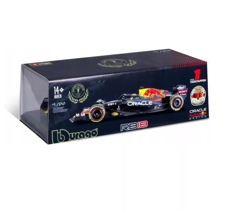 MODEL BOLID F1 RED BULL RB18 MAX VERSTAPPEN BBURAGO 1:24