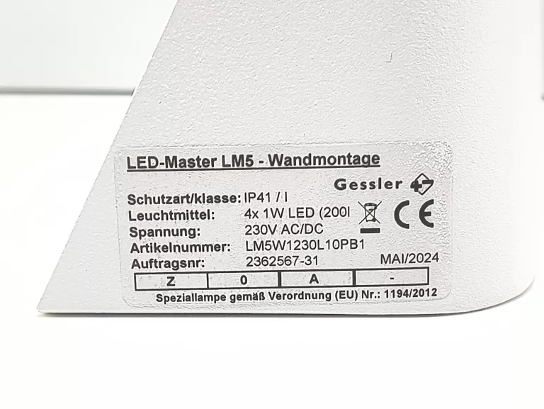 LAMPA CZUJNIK RUCHY LED LED-MASTER LM5 ODPORNY NA WARUNKI ATMOSFERYCZNE