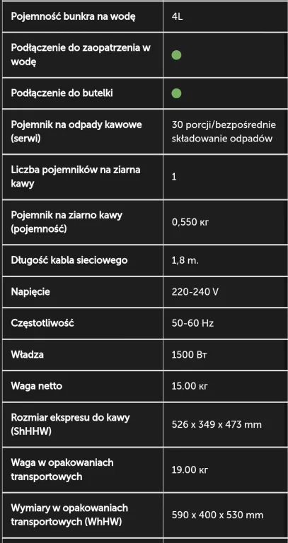 EKSPRES DO KAWY KAFFIT E30T