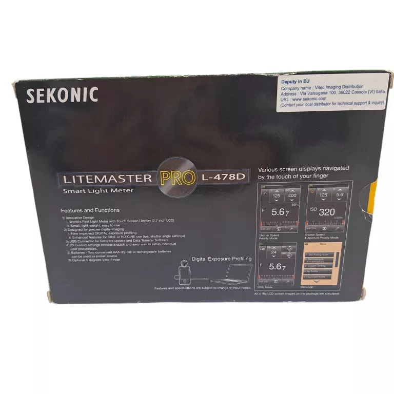 ŚWIATŁOMIERZ SEKONIC L-478D LITEMASTER PRO