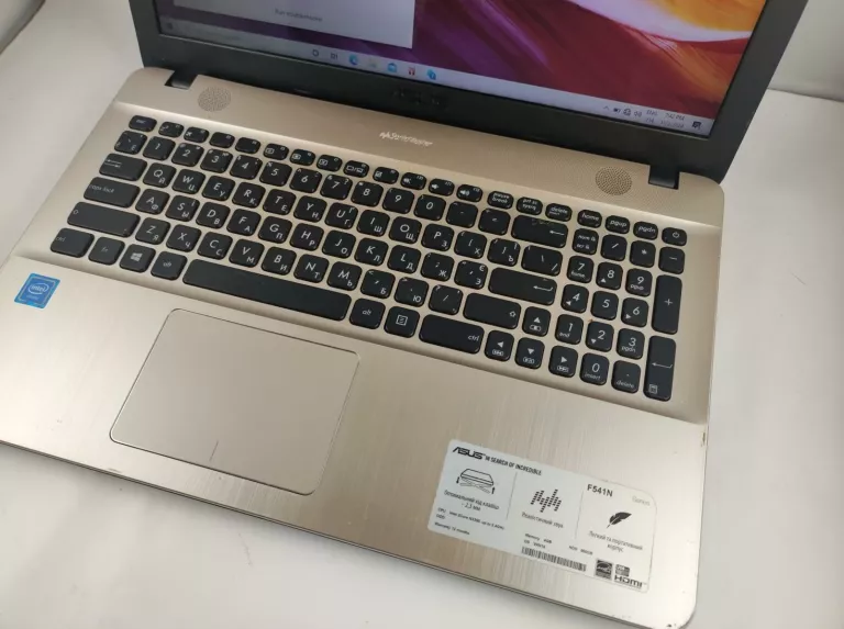 LAPTOP ASUS F541NA N3350/4GB/500GB ZASILACZ