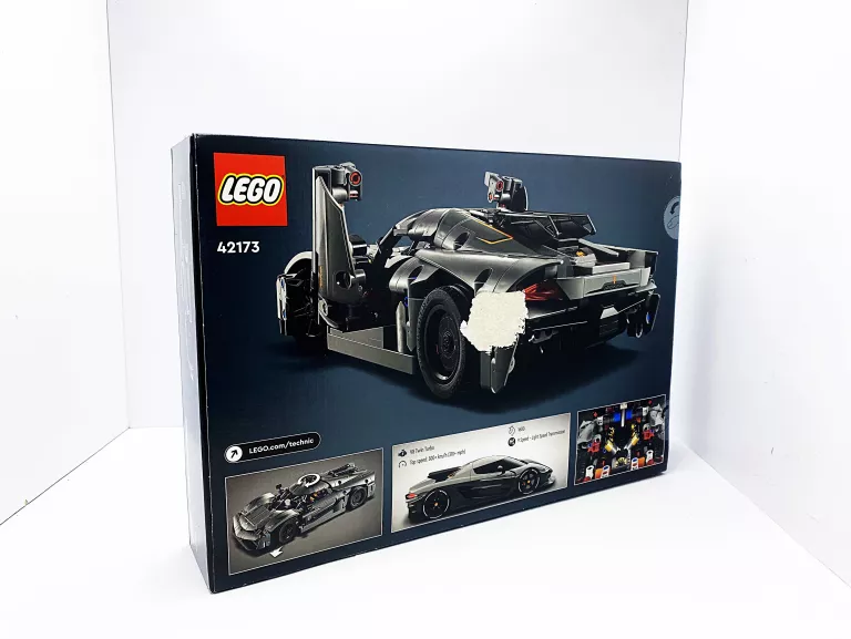 LEGO 42173 TECHNIC SZARY HIPERSAMOCHÓD KOENIGSEGG JESKO ABSOLUT