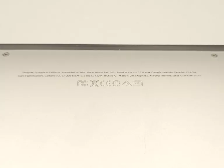 LAPTOP APPLE MACBOOK AIR 13.3 (MID 2013) (I5/1.3GH) 4GB/128GB