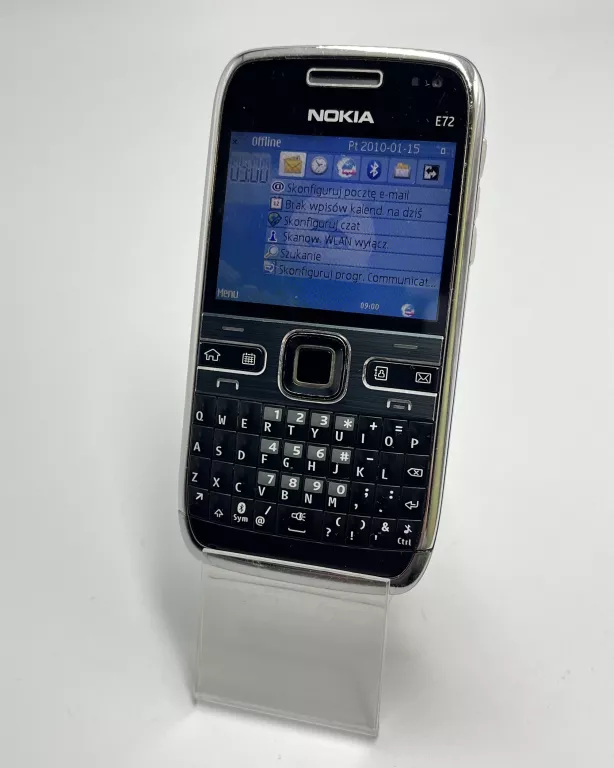 TELEFON KOMÓRKOWY Z KLAWIATURĄ NOKIA E72 USZKODZONY NA CZĘŚCI!