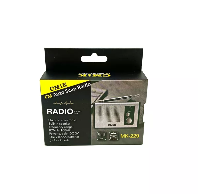 RADIO PRZENOŚNE FM CMIK MK-229 40078