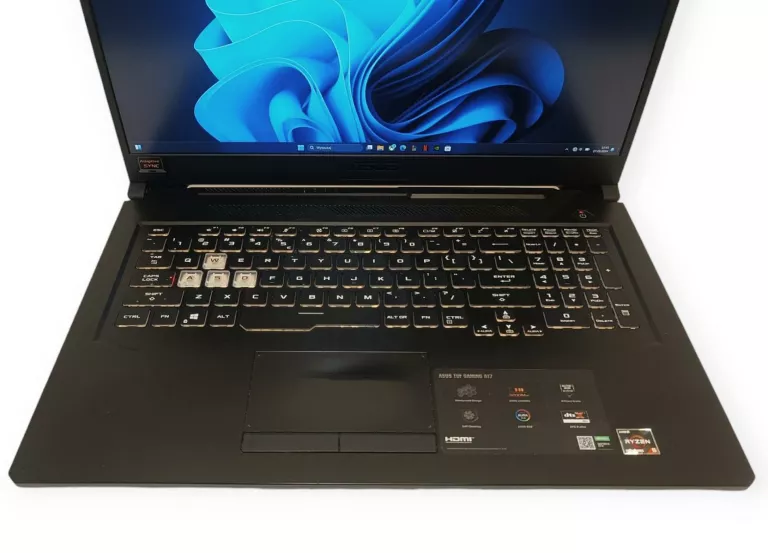 LAPTOP ASUS TUF GAMING A17 RYZEN 5 4600H/32GB RAM/240+512 GB SSD/GTX1650TI