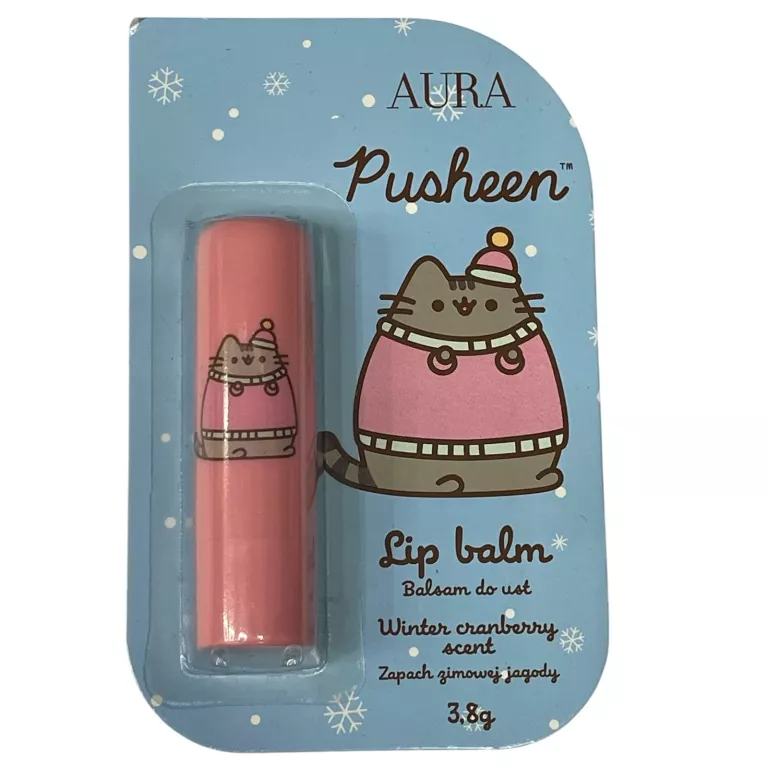 PUSHEEN POMADKA DO UST ZAPACH ZIMOWEJ JAGODY 3,8G