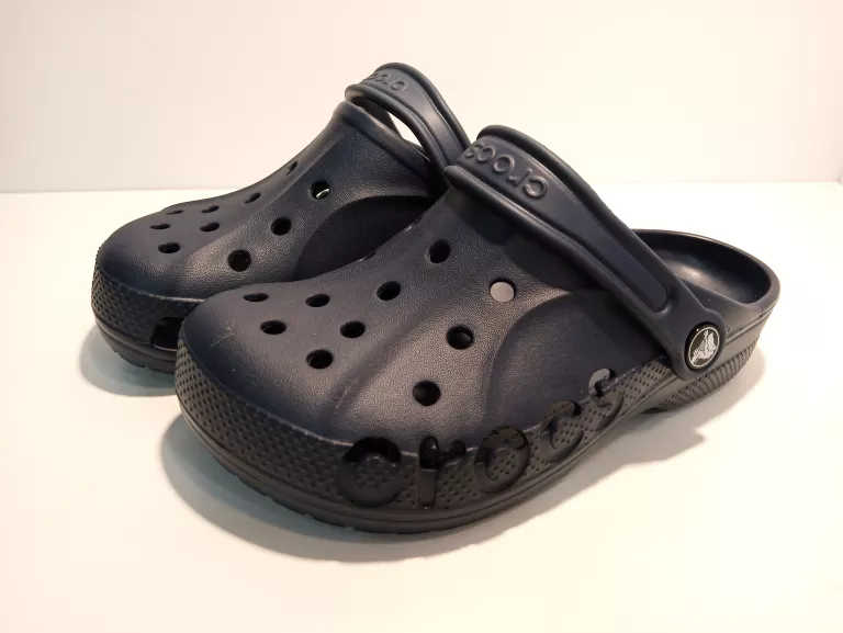 KLAPKI CROCS GRANATOWE DZIECIĘCE J3 ROZMIAR 34 35 - POWYSTAWOWE