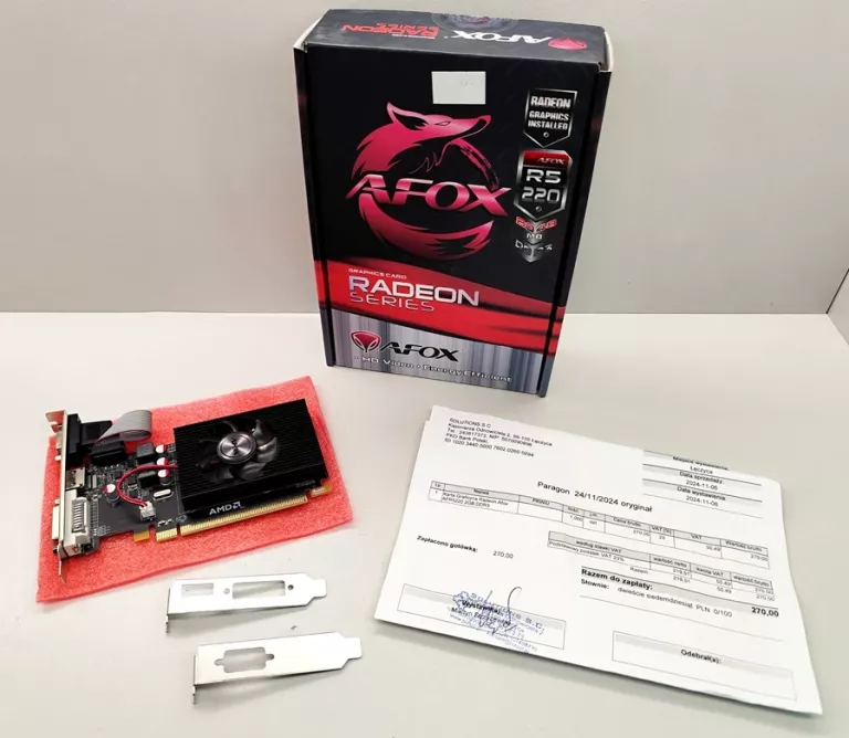 KARTA GRAFICZNA RADEON AFOX AFR5220 2GB DDR3 + GWARANCJA !