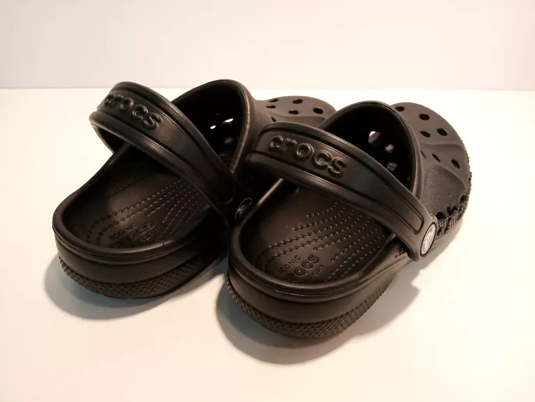 KLAPKI CROCS CZARNE DZIECIĘCE C12 ROZMIAR 29 30 - POWYSTAWOWE